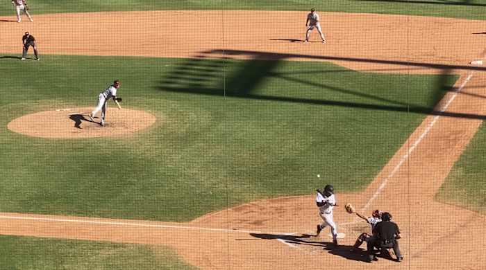 Jordan Lawlar hit on shoulder by pitch